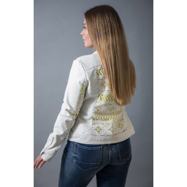 RINO & PELLE NOVARA LACE ZIP JACKET