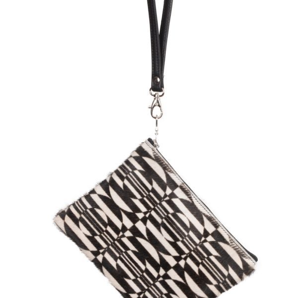Owen Barry Clutch Bag Geometric Print