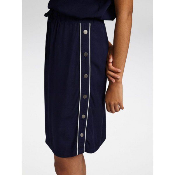 Sandwich navy straight jersey skirt available on colmershill.com