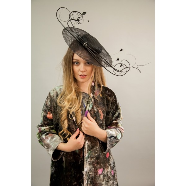 Yavi Silk Velvet Anjali Opera Coat available on colmershill.com