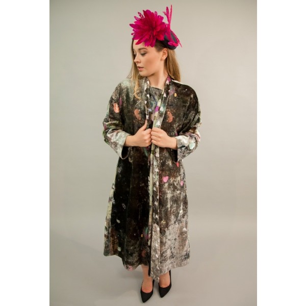 Yavi Silk Velvet Anjali Opera Coat available on colmershill.com