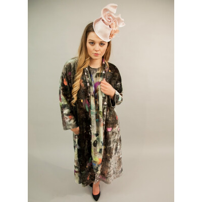 Yavi Silk Velvet Anjali Opera Coat available on colmershill.com