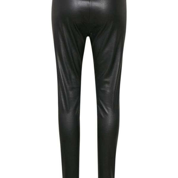 Soaked in Luxury Leather look leggings Black available at colmershill.com