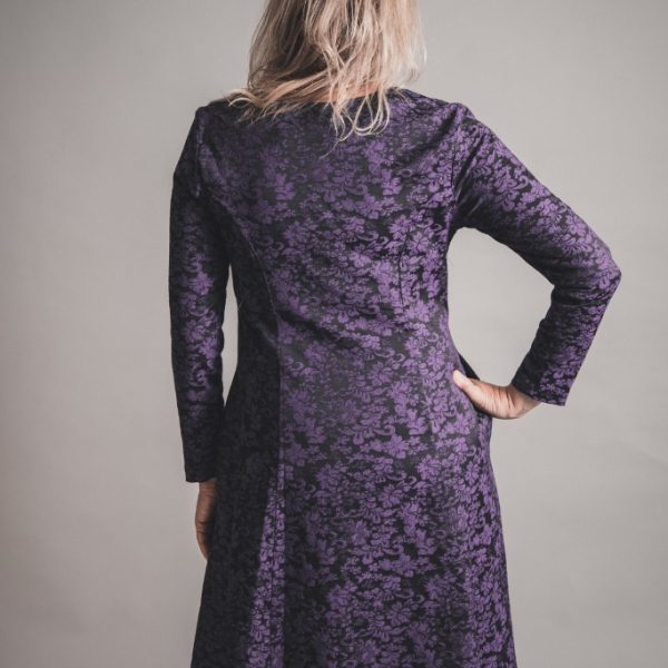 Out of Xile Midi Jacquard Dress Sapphire 24AW19 available on colmershill.com