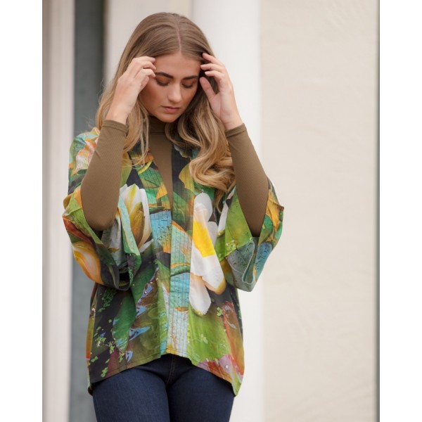 From My Mother's Garden Lightweight Kimono Waterlily available on colmershill.com