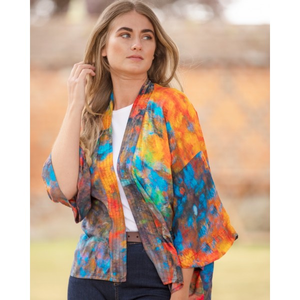 From My Mother's Garden Reflections Lightweight Kimono available on colmershill.com