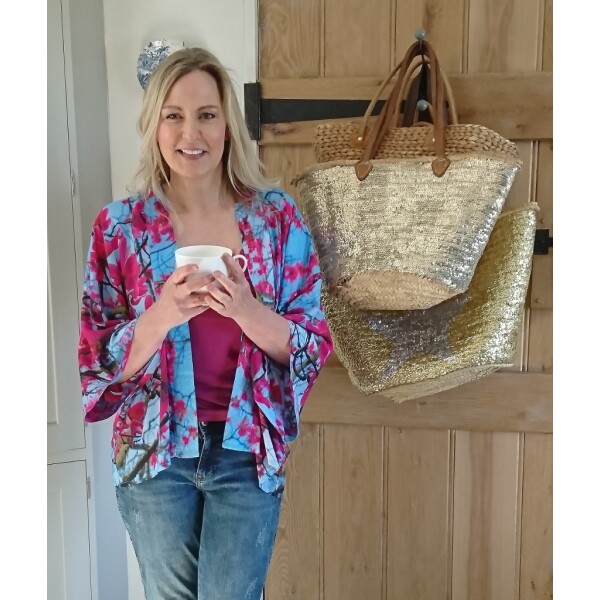 From My Mother's Garden Magnolia Kimono available on colmershill.com