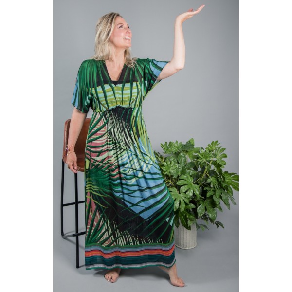 Bl^nk Sofiyana Exotic Palm Maxi Dress available on colmershill.com