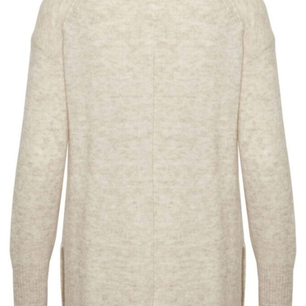 Soaked in Luxury Angel Rollneck Pullover in Whisper White is an alpaca long jumper available on colmershill.com