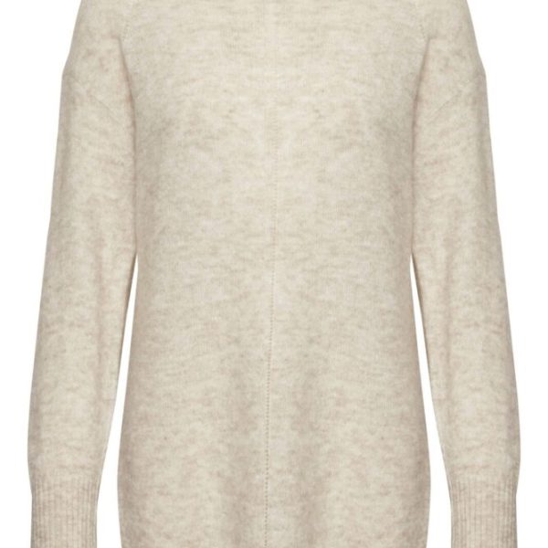 Soaked in Luxury Angel Rollneck Pullover in Whisper White is an alpaca long jumper available on colmershill.com