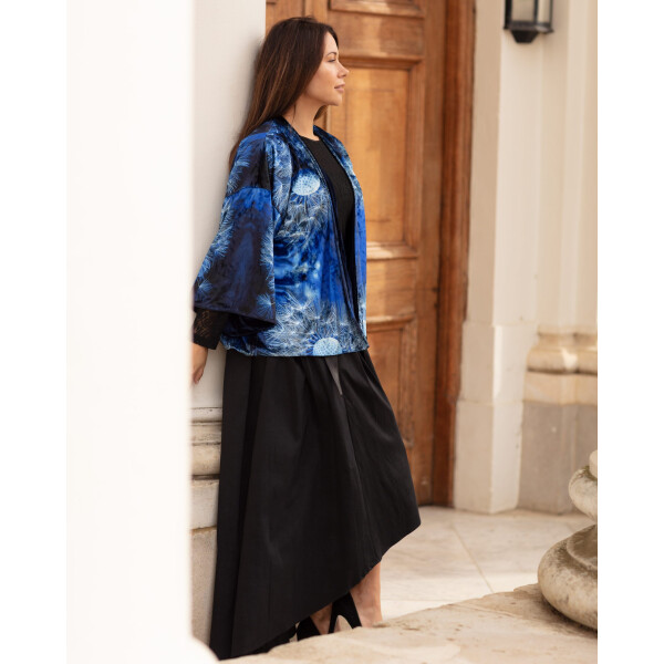 From My Mother's Garden Wishes Velvet Reversible Kimono is a beautiful multiway garment which can be worn in lots of different ways. Available on colmershill.com