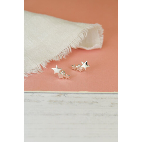 My Doris 3-Star Studs Silver available on colmershill.com