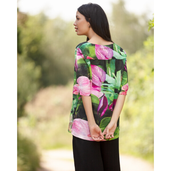 From My Mother's Garden Summer Dreams Tunic in linen and rayon available on top UK stockist, colmershill.com