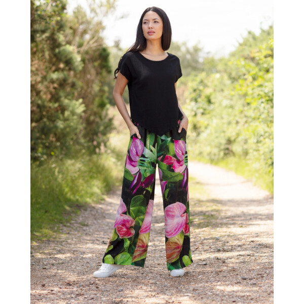 From My Mother's Garden Summer Dreams Linen Palazzo Trousers available from top UK stockist, colmershill.com