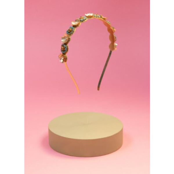 Powder Fleur Headband Teal available on colmershill.com