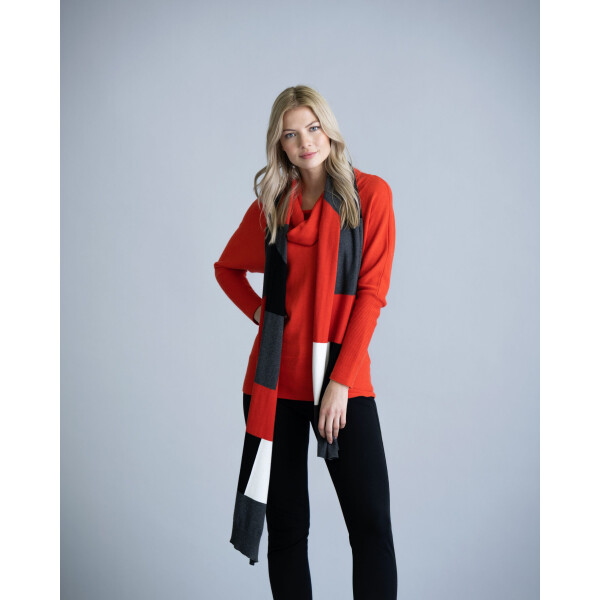 Marble Colour Block Scarf available from top UK stockist colmershill.com
