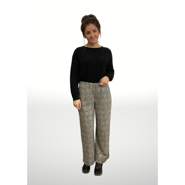 Vetono Checked Wide Leg Culottes available from top UK stockist colmershill.com