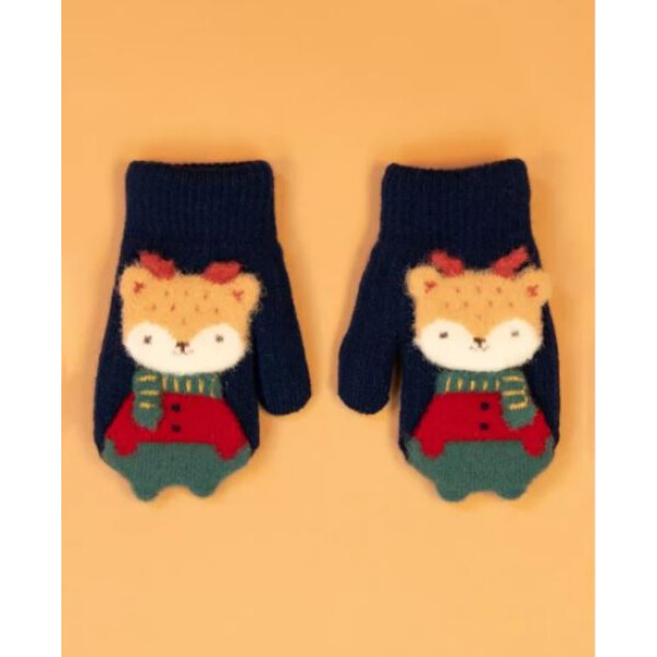 Powder Pals Reindeer Mitts Navy available from top UK stockist colmershill.com