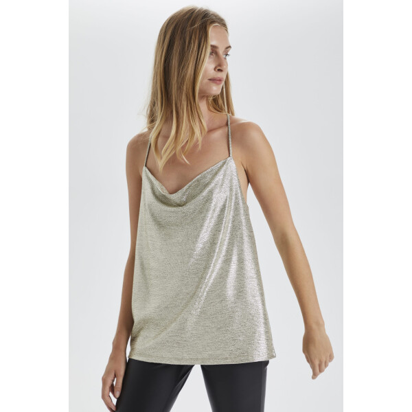 Soaked in Luxury Kamala top in silver is a stunning party top available from top UK stockist, colmershill.com