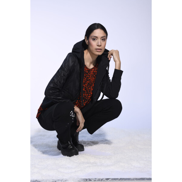 Simclan hooded jacket in silver or black available on colmershill.com