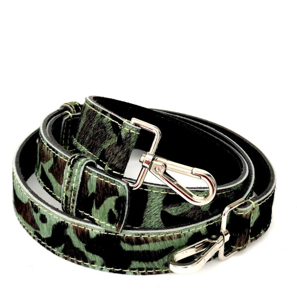 HydeStyle Alex Leopard Cross Body Strap Replacement Camo Green available from top UK stockist colmershill.com