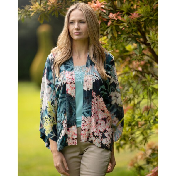From My Mother's Garden Black Lace Kimono available from top UK stockist colmershill.com