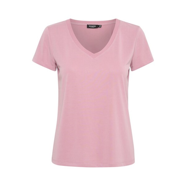 Soaked in Luxury Columbine V Neck Top Lilas available from top UK stockist colmershill.com