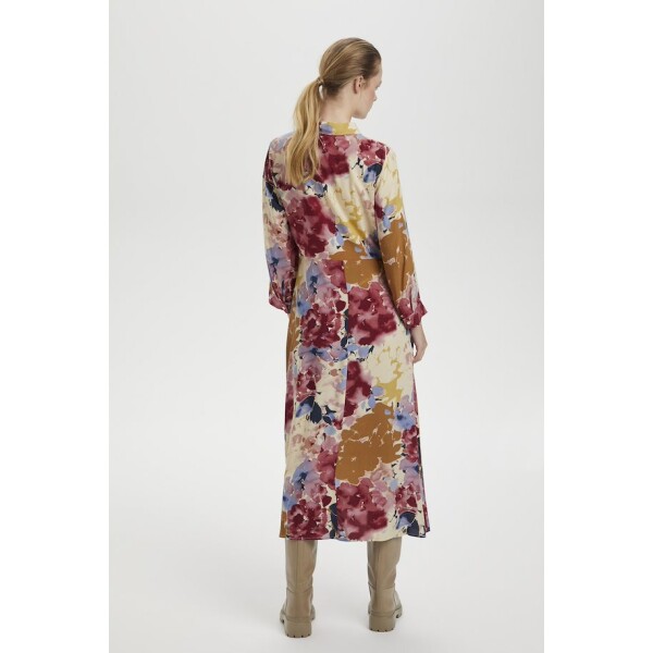 Soaked in Luxury Violetta Shirt Dress Pink Watercolour Print available from top UK stockist colmershill.com