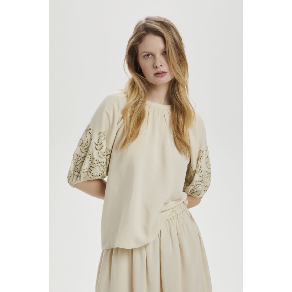 Soaked in Luxury Zandra Blouse in Black available from top UK stockist, colmershill.com