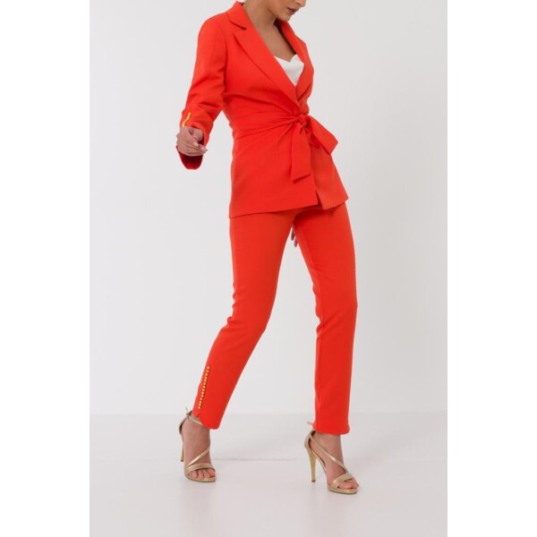 Elif Köse Trouser Suit Red