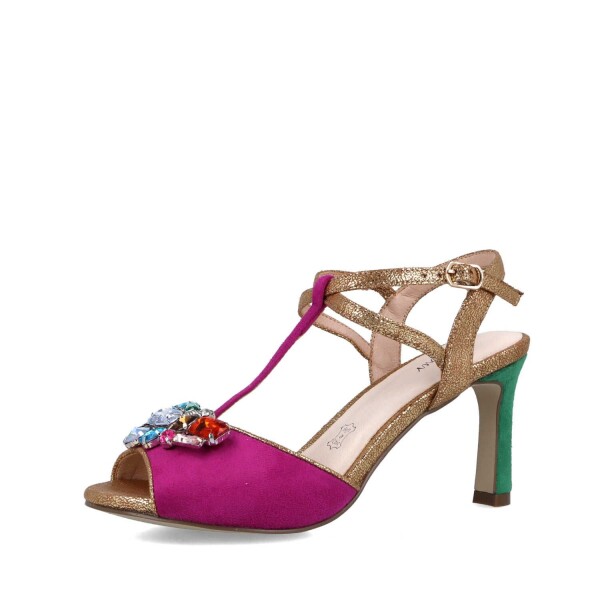 Menbur Diamante Sandal Bougainville Pink available from top UK stockist colmershill.com