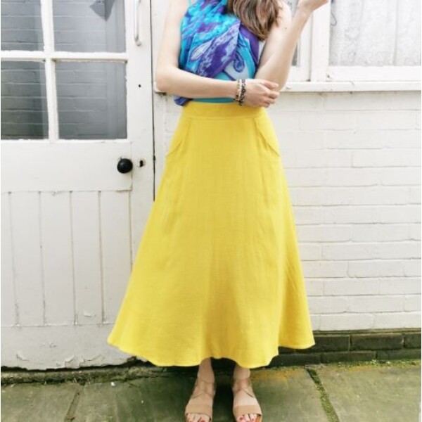 Lagom Annie Skirt Yellow available from top UK stockist colmershill.com