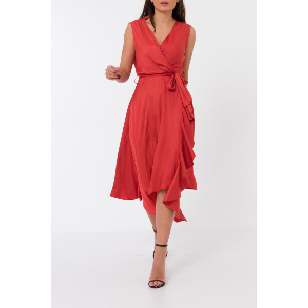 Elif Kose Sleeveless Wrap Dress - available in 2 colours available from top UK colmershill.com