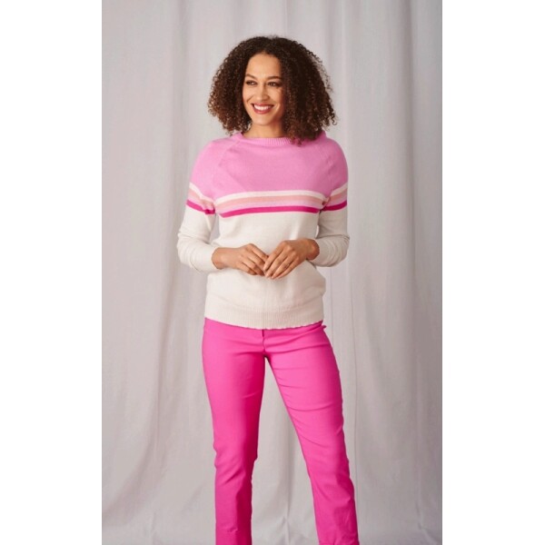 Luella Isabella cotton jumper with a stripe design available from top UK stockist colmershill.com