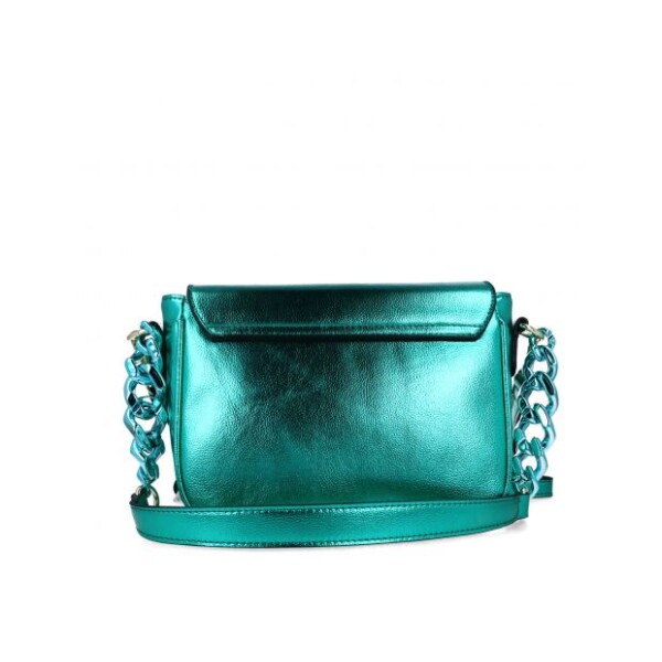 Menbur Metallic Bag Peacock Green available from top UK stockist colmershill.com