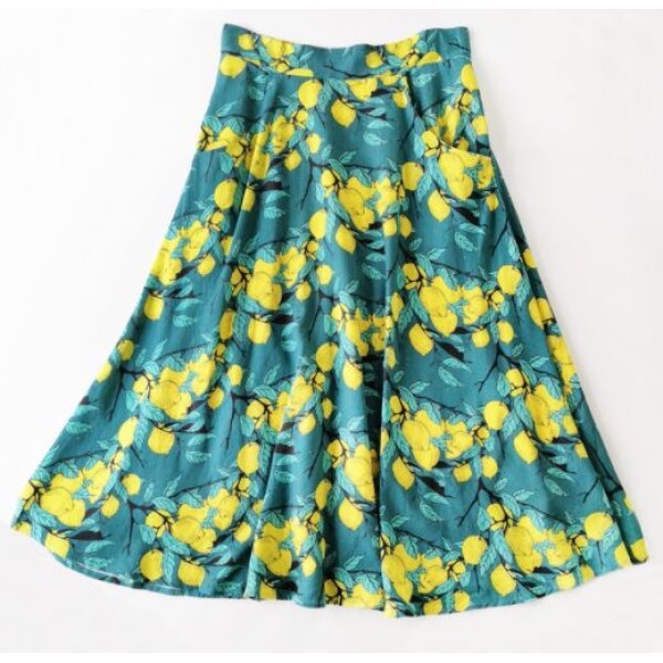 Lagom Annie Lemon Print Skirt available from top UK stockist colmershill.com