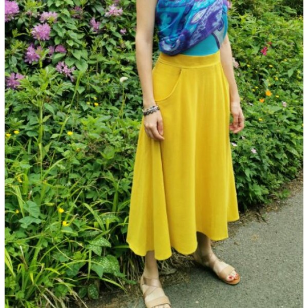 Lagom Annie Skirt Yellow available from top UK stockist colmershill.com