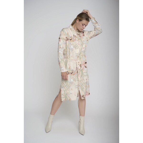 Rino and Pelle Nieva Shirt Dress Art Deco available from top UK stockist colmershill.com