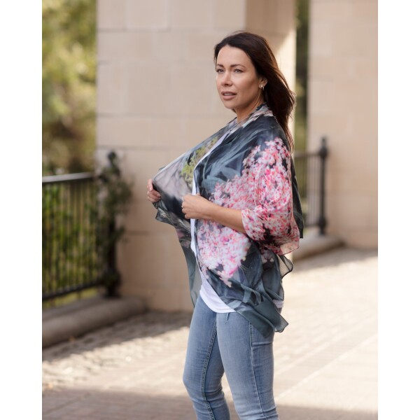 From My Mother's Garden Black Lace Bamboo Scarf available from top UK stockist colmershill.com