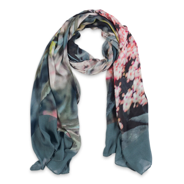 From My Mother's Garden Black Lace Bamboo Scarf