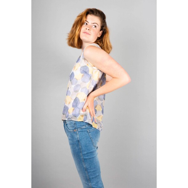 Simclan Dot Blouse Blue available from top UK stockist colmershill.com