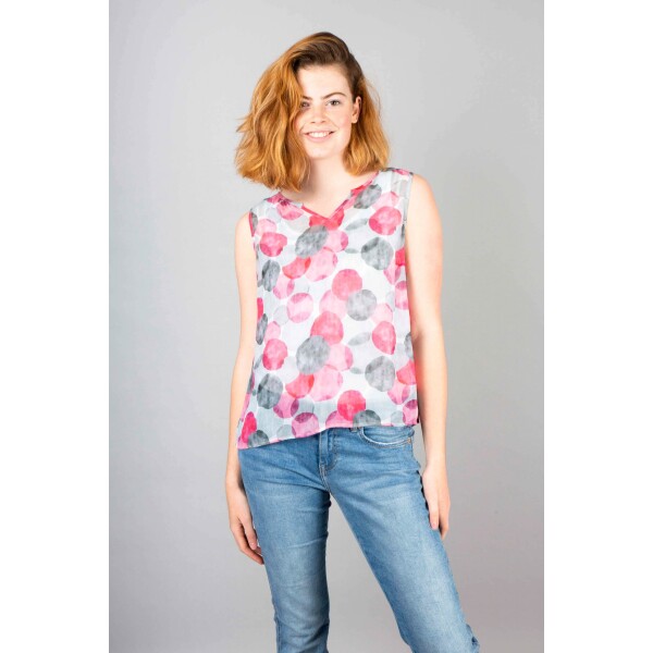 Simclan Dot Blouse Grey available from top UK stockist colmershill.com