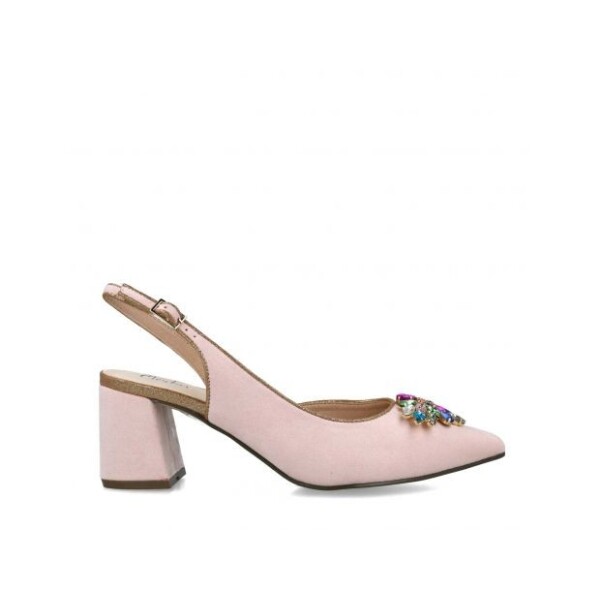 Menbur Damia Heeled Shoe Powder Pink available from top UK stockist colmershill.com