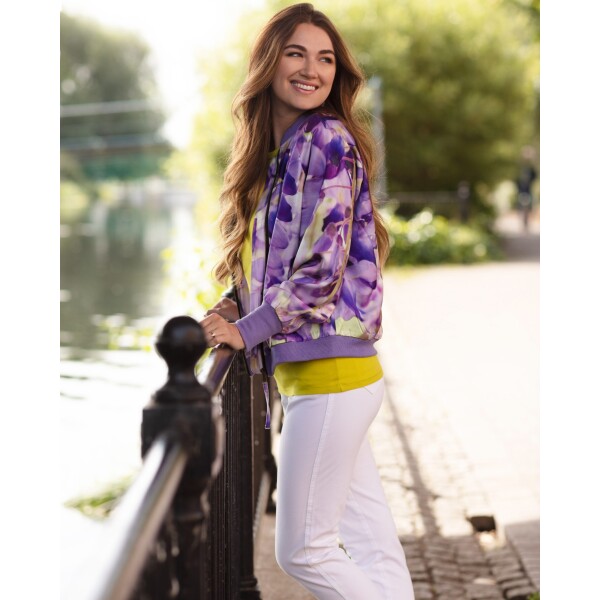 From My Mother's Garden Wisteria Satin Jacket available from top UK stockist colmershill.com