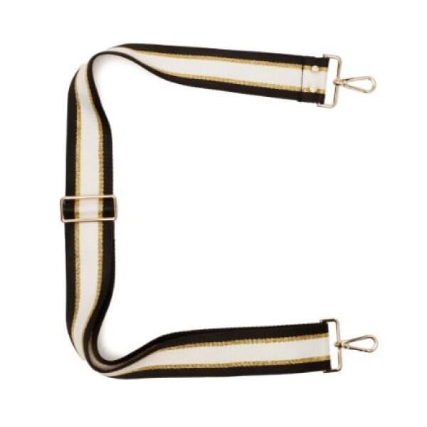 Elie Beaumont Crossbody Strap Black/Gold/White available from top UK stockist colmershill.com