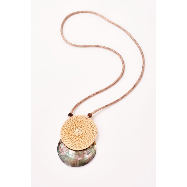 Naya Cord Disc Necklace available from top UK stockist colmershill.com