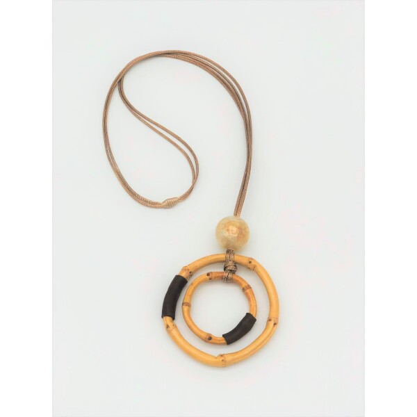Naya Double Circle Bamboo Necklace available from top UK stockist colmershill.com