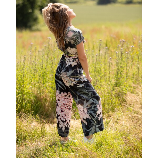 From My Mother's Garden Black Lace Jumpsuit available from top UK stockist colmershill.com