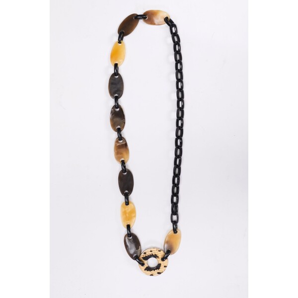 Naya Two-Tone Stone Necklace available from top UK stockist colmershill.com