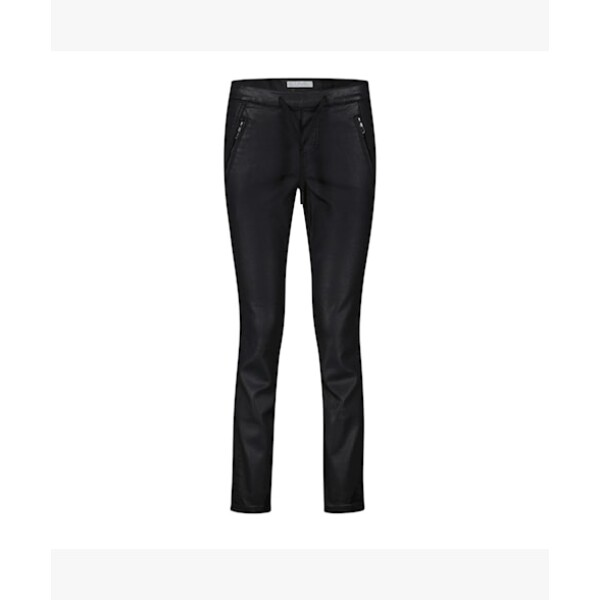 Red Button Tessy Coated Trousers Black available from top UK stockist colmershill.com